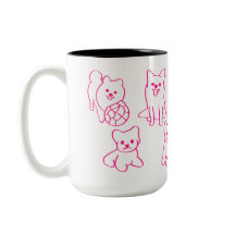 Cadeau personnalisé pour amateur de chiots Tasse à