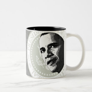 2 Couleurs Cadeau unique - Barack Obama - président - tasse