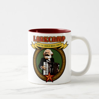 2 Couleurs Camp d'alouette - tasse d'accordéon de partie de