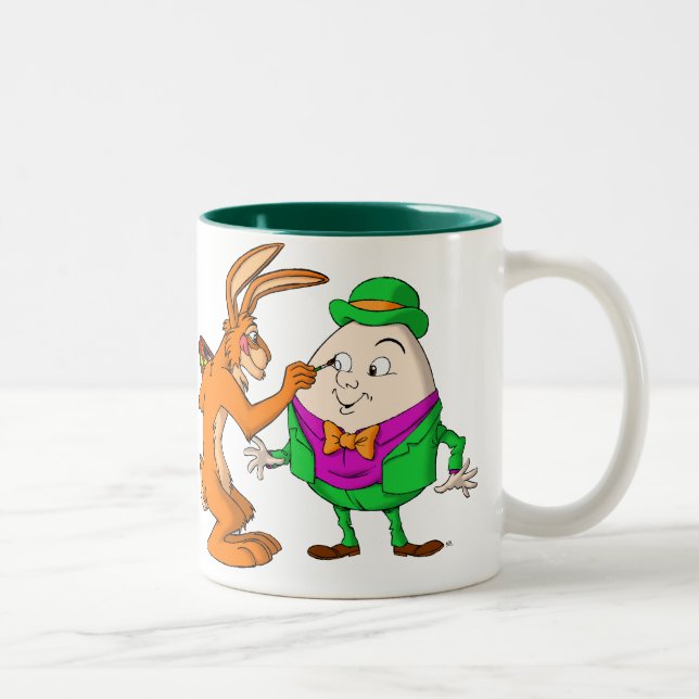 2 Couleurs Cartoon Humpty Dumpty tasse (Droit)