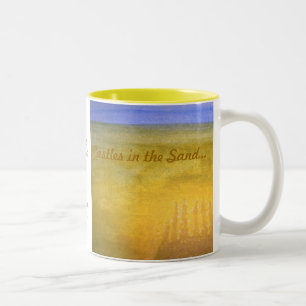 2 Couleurs Châteaux dans la tasse de sable…