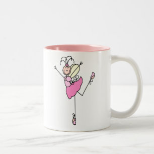 2 Couleurs Chiffre tasse de bâton de danseur classique
