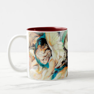 2 Couleurs Ciel et terre - tasse de beaux-arts