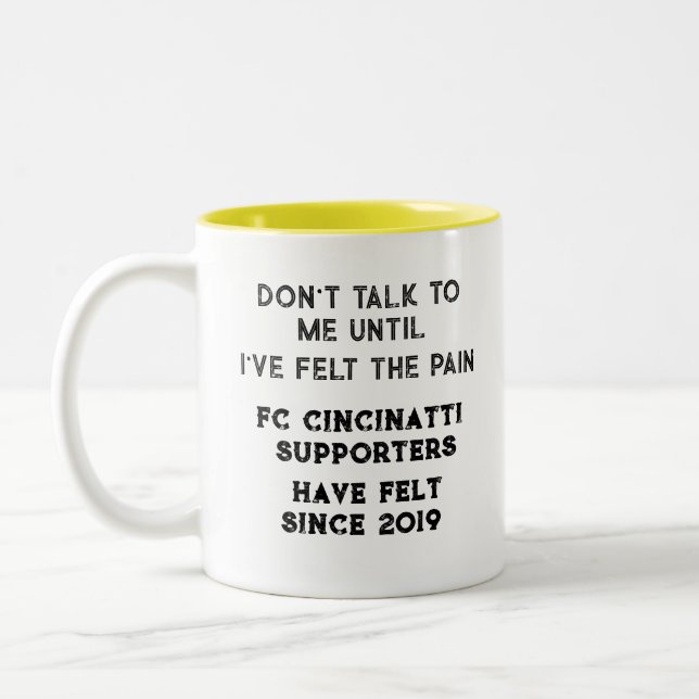 2 Couleurs Cincinnati Twitter post tasse (Gauche)