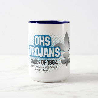 2 Couleurs Classe d'OHS de la tasse 1964