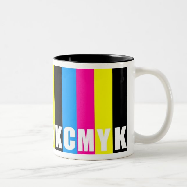 2 Couleurs CMYK - tasse (Droit)