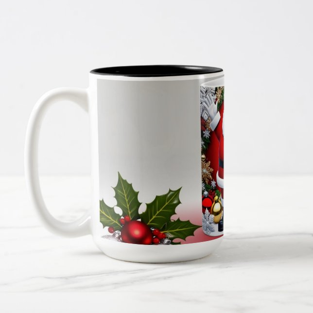 2 Couleurs Conception de la tasse 3D Noël (Gauche)