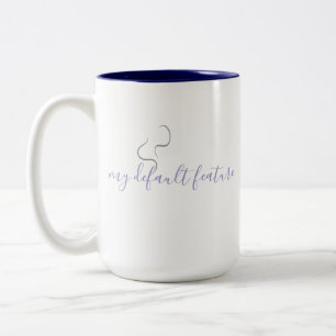 2 Couleurs Conception minimaliste de tasse à café