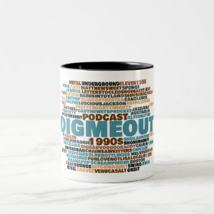 2 Couleurs Creusez-moi expriment la tasse à deux tons de