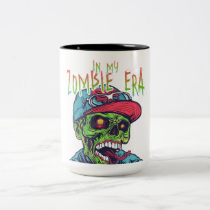 2 Couleurs Dans Ma Tasse Zombie Café drôle d'Halloween Horr