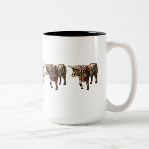 2 Couleurs "De style bohème le boeuf" tasse de 15 onces