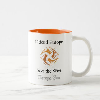 2 Couleurs Défendez l'Europe - sauvez la tasse occidentale