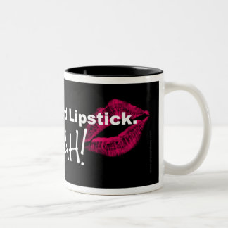 2 Couleurs Dieu, armes à feu et rouge à lèvres Hooah ! Tasse