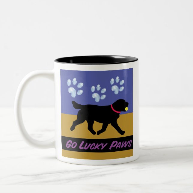 2 Couleurs Disparaissent la tasse chanceuse de pattes (Gauche)