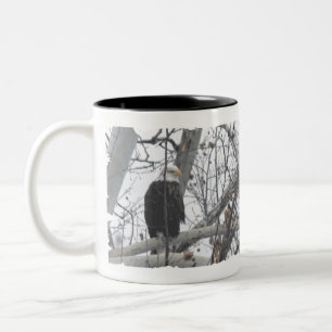 2 Couleurs Eagles sur la tasse grande de lac
