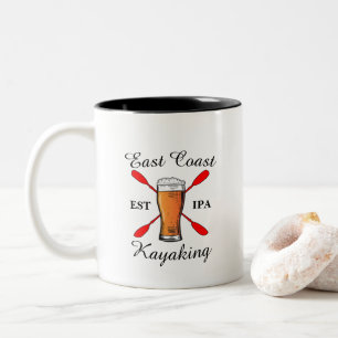2 Couleurs East Coast Kayaking est IPA bière café tasse