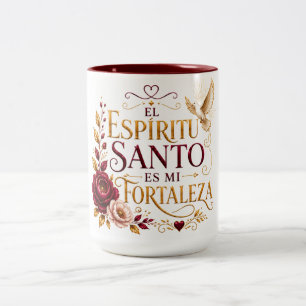 2 Couleurs El Espíritu Santo es Mi Fortaleza Tasse