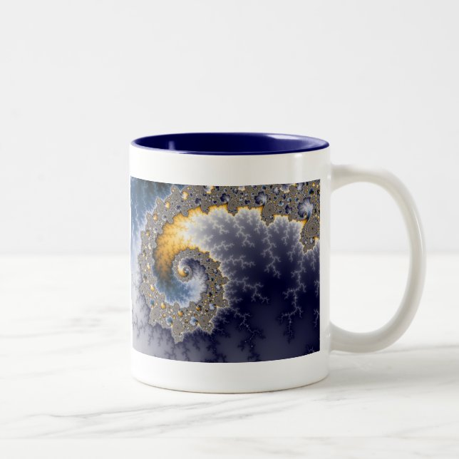 2 Couleurs Elp1 - Tasse de fractale (Droit)