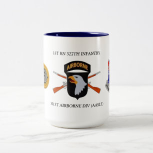 2 Couleurs ęr TASSE AÉROPORTÉE de 327TH INFANTERIE de