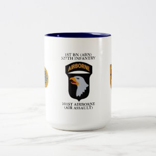2 Couleurs ęr TASSE AÉROPORTÉE de 327TH INFANTERIE de