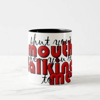 2 Couleurs Fermez votre tasse de bouche