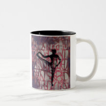 Fille de yoga d'Utthita - tasse