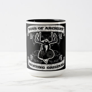 2 Couleurs Fils de tir à l'arc - chasse de la tasse de café