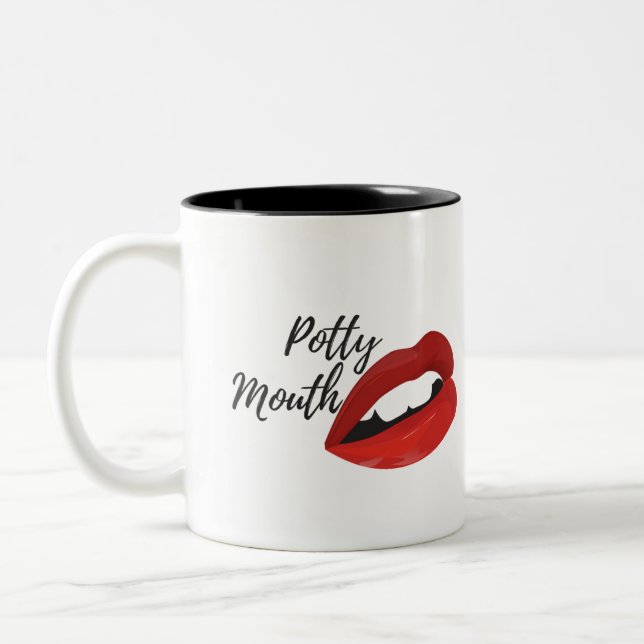 2 Couleurs Folle tasse de bouche (Gauche)