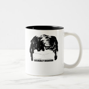 2 Couleurs Fondamentalement tasse de logo de Brandon