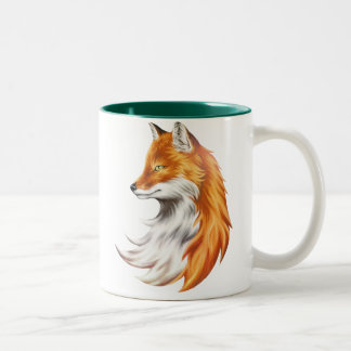 2 Couleurs Fox de magie - Tasse
