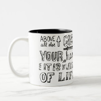 2 Couleurs Gardez votre tasse de coeur