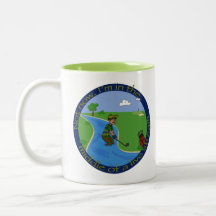 Golf en direct Tone deux Tone tone tasse à café