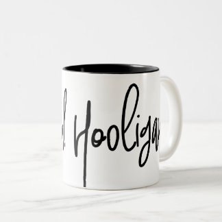 2 Couleurs Grande tasse de manuscrit de voyou spirituel