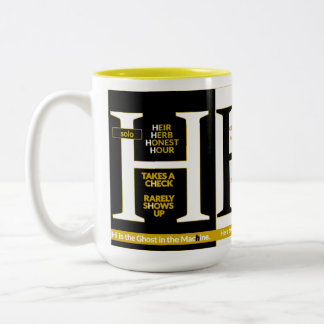 2 Couleurs H | Le Fantôme dans la Machine – Tasse Alfa Sity