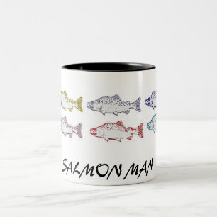 2 COULEURS HOMME SAUMONÉ, TASSE DE CAFÉ
