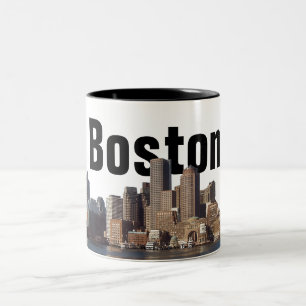 2 Couleurs Horizon de Boston sur une tasse
