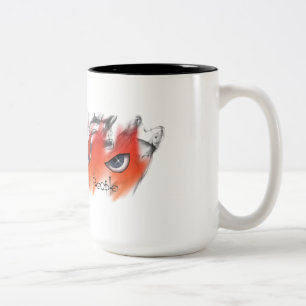 2 Couleurs Il est temps d'allumer une tasse à café géante pou