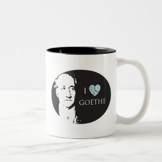 2 Couleurs J'aime la tasse de Goethe