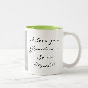 2 Couleurs J'aime la tasse de grand-maman