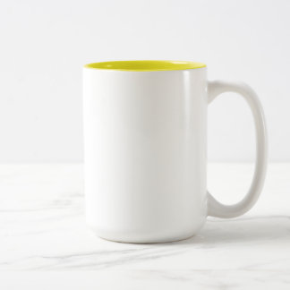 2 Couleurs Jaune de Sarah tasse à deux tons de 15 onces