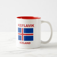 Keflavik, tasse de code de l'aéroport KEF de