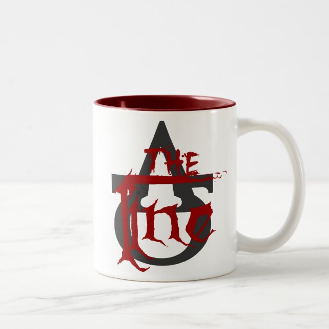 2 Couleurs La ligne tasse de logo (Droit)