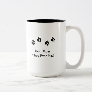 2 Couleurs La meilleure maman un chien a jamais eu la tasse