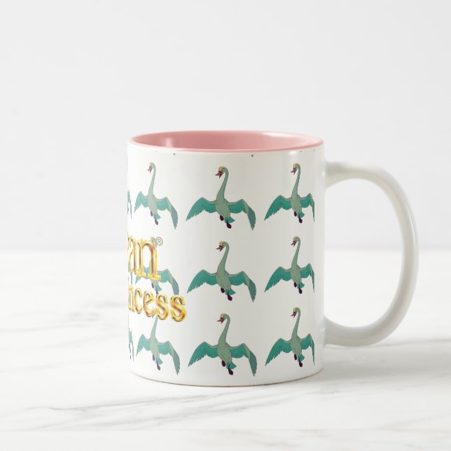 2 Couleurs La princesse de cygne - tasse de cygne d'ODETTE (Droit)