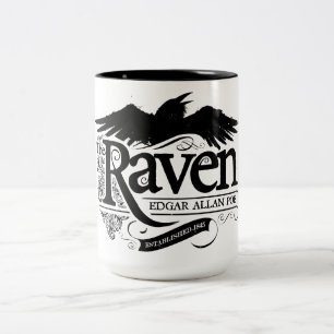2 Couleurs La tasse de café de Raven Edgar Allan Poe