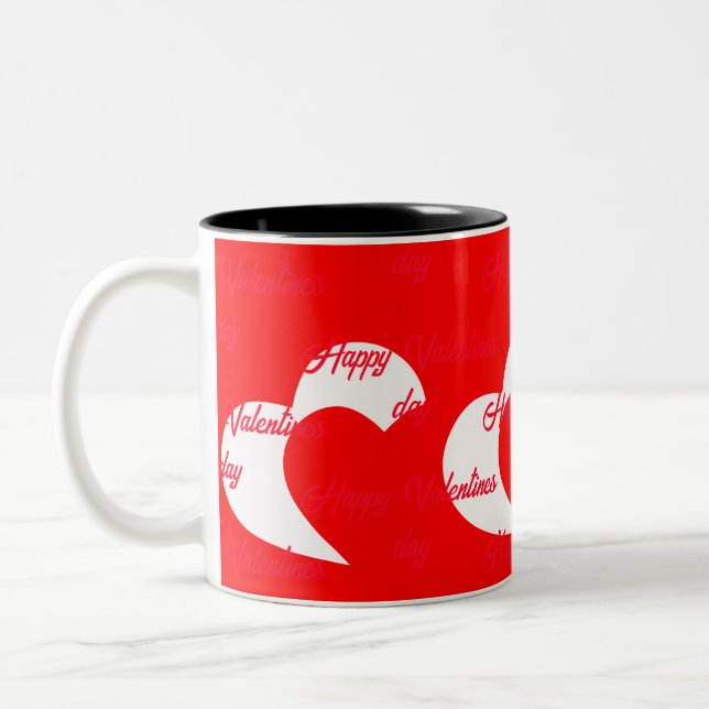 2 Couleurs La tasse de la Saint-Valentin (Gauche)