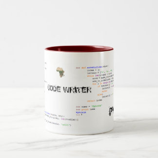 2 COULEURS LA TASSE DE L'AUTEUR DE CODE
