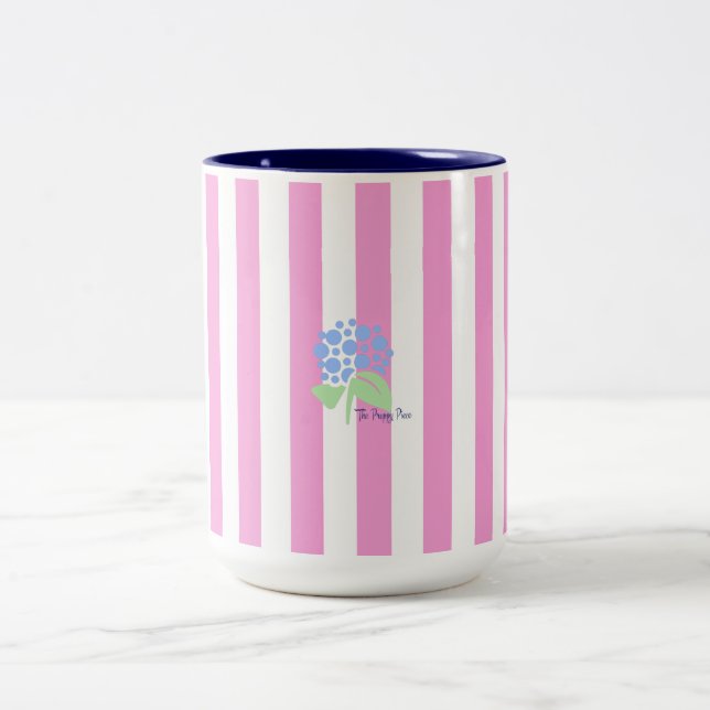 2 Couleurs La tasse Preppy Piece (Centre)