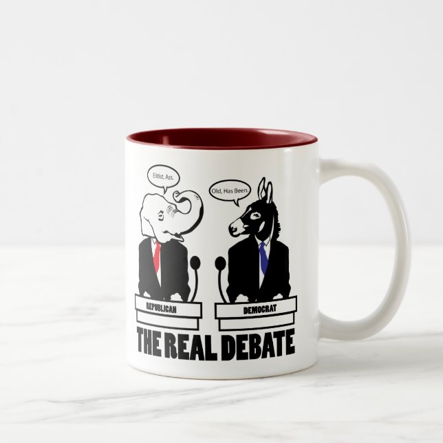 2 Couleurs La vraie tasse de discussion (Droit)