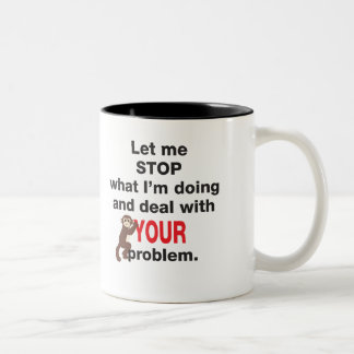 2 Couleurs Laissez-moi arrêter la tasse
